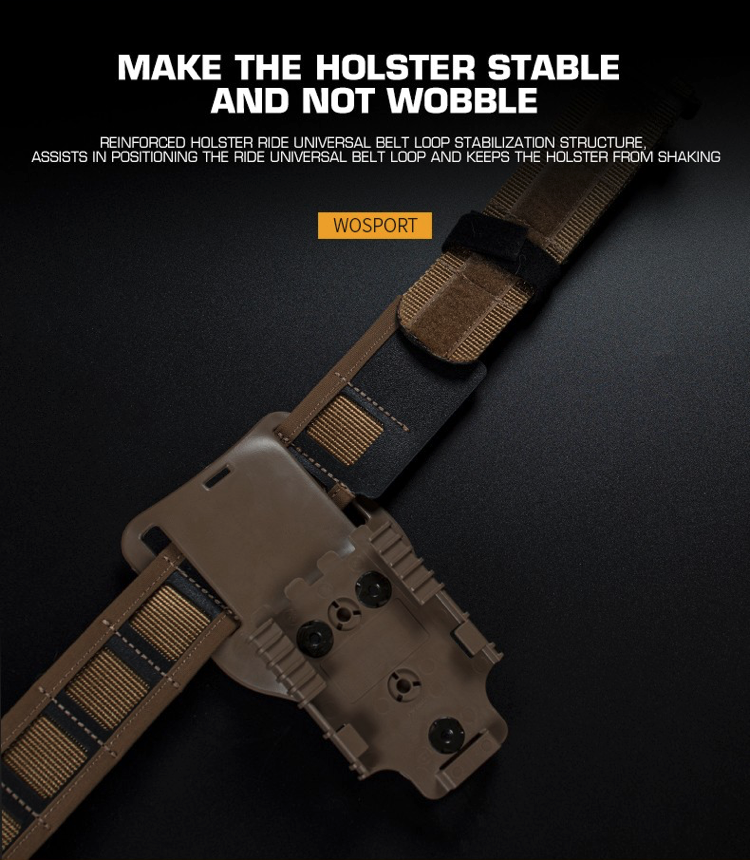 Special Ops shooting belt w/ Molle - Coyote