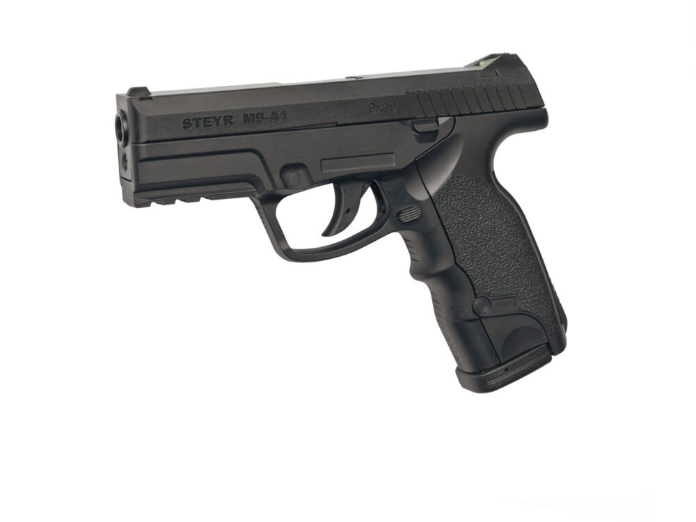 ASG STEYR M9-A1 GNB CO2 Pistol , 4.5mm Steel Pellets - Black