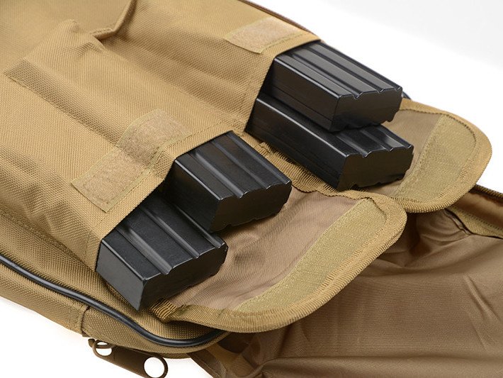 Twin assault rifle carrying bag - 65 and 96cm - Black