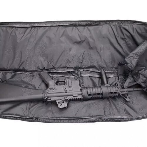 Twin assault rifle carrying bag - 65 and 96cm - Black