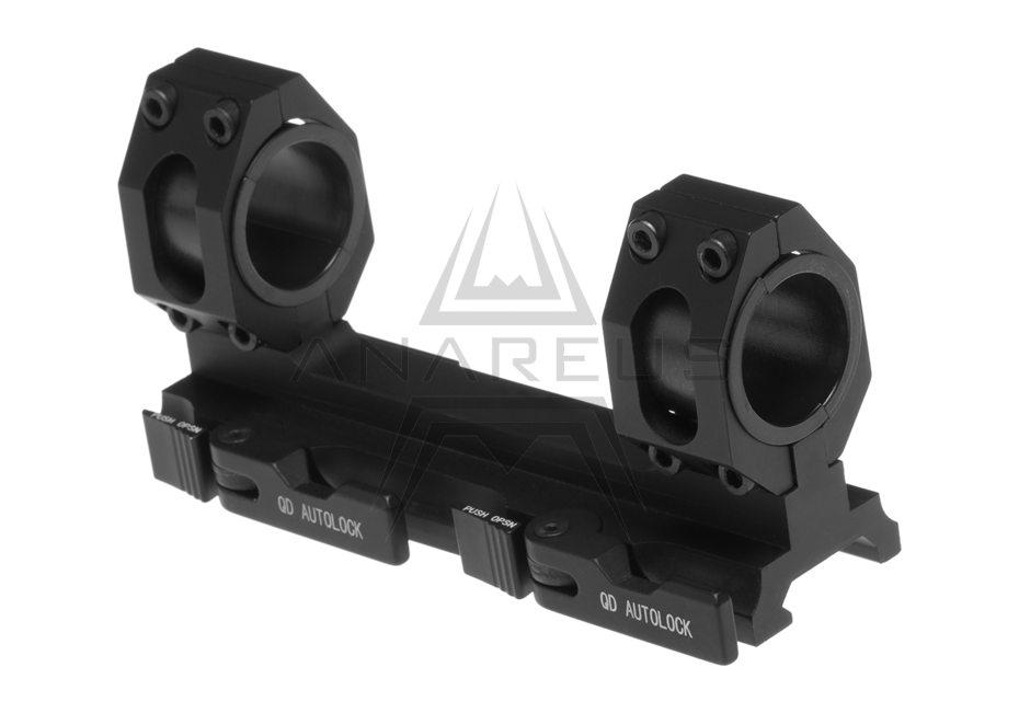 Tactical Mount Base 25.4mm / 30mm - Black