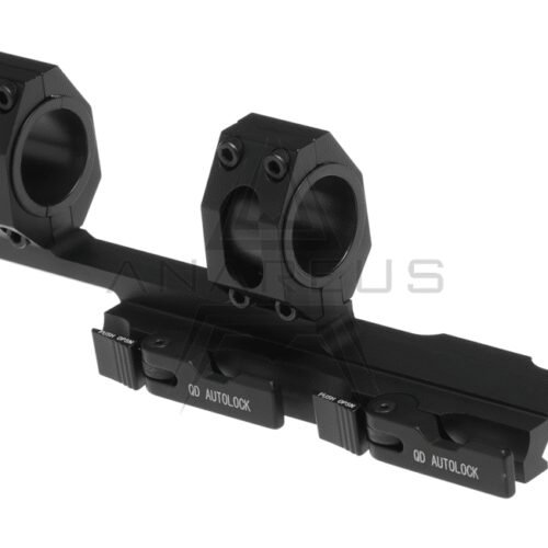 Tactical Top Rail Extended Mount Base 25.4mm / 30mm - Black