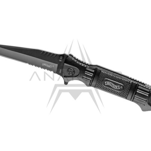 Walther Black Tac Tanto Knife - Black