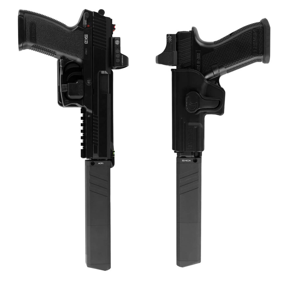 Novritsch Modular Mock Suppressor V2 (170 / 110 / 80 mm) - Clamp (SSP18)
