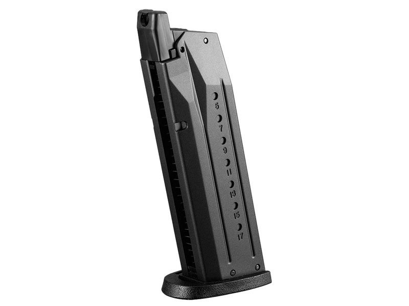 TM magazine for Marui M a P 9 GBB, 25 BBs - Black (No Markings)