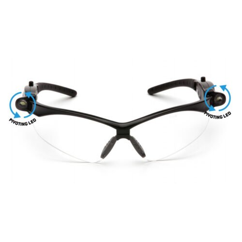 Protective goggles PMXTREME LED ESB6310STPLED, anti-fog - clear