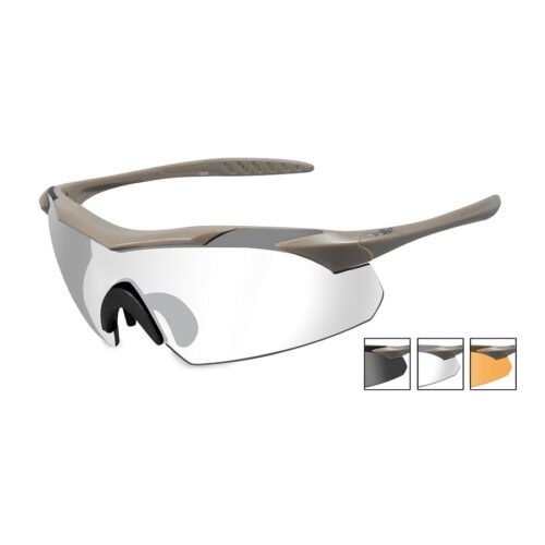 Goggles VAPOR Smoke Grey  plus  Clear  plus  Light Rust/Matte Tan