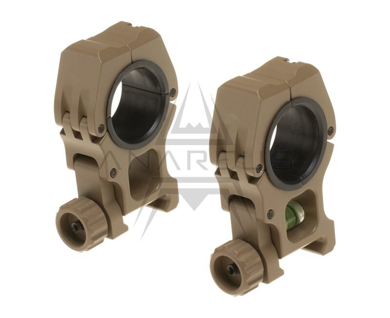 M10 Mount Rings 25.4mm / 30mm - TAN