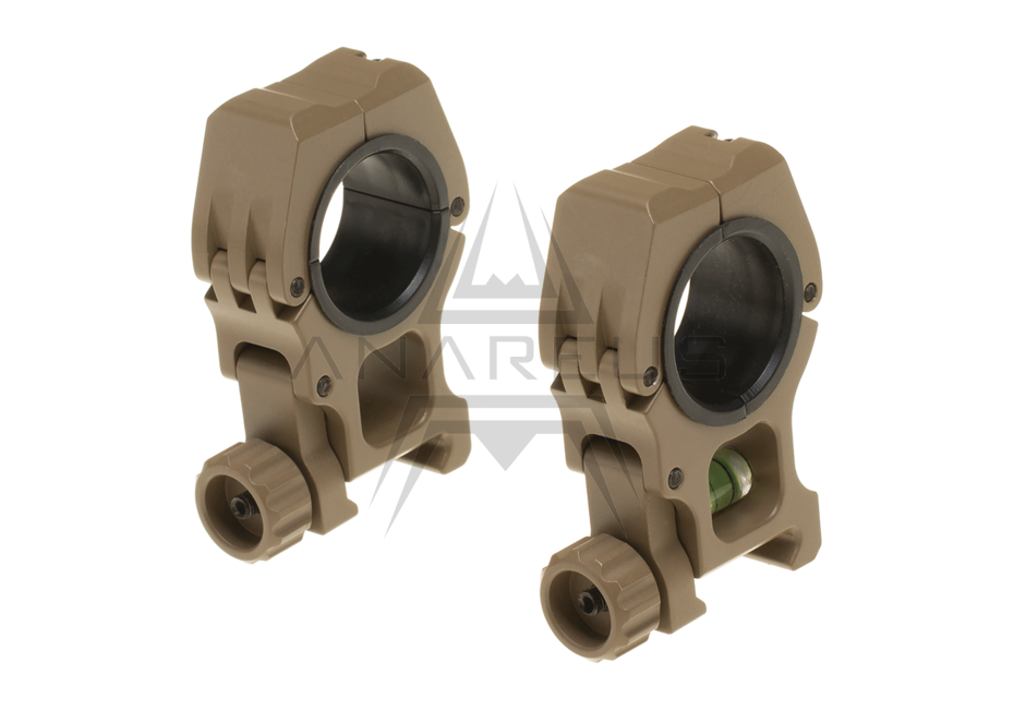 M10 Mount Rings 25.4mm / 30mm - TAN