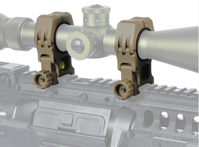 M10 Mount Rings 25.4mm / 30mm - Black