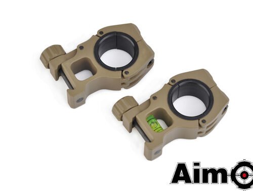 M10 Mount Rings 25.4mm / 30mm - TAN