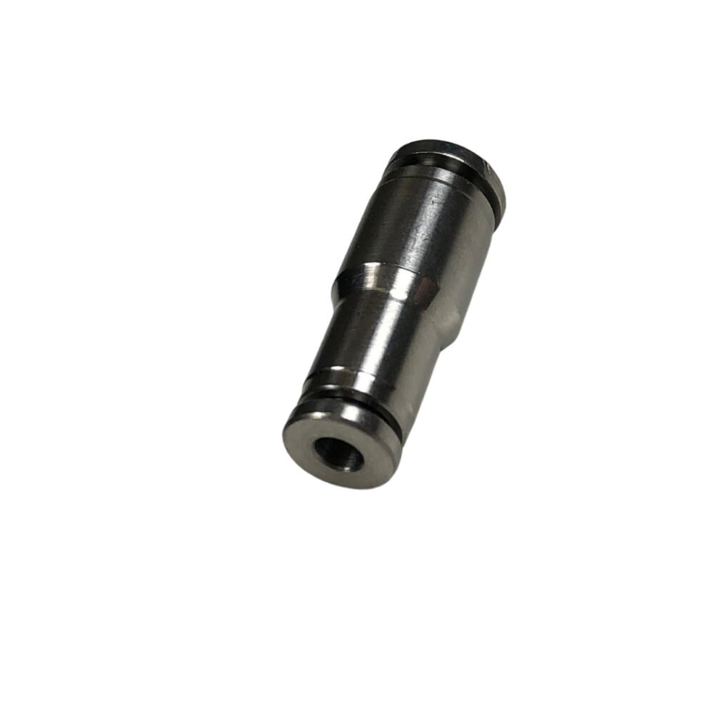 EPeS push-in double-sided connector, straight type (reduction for hose 4mm and 6mm)