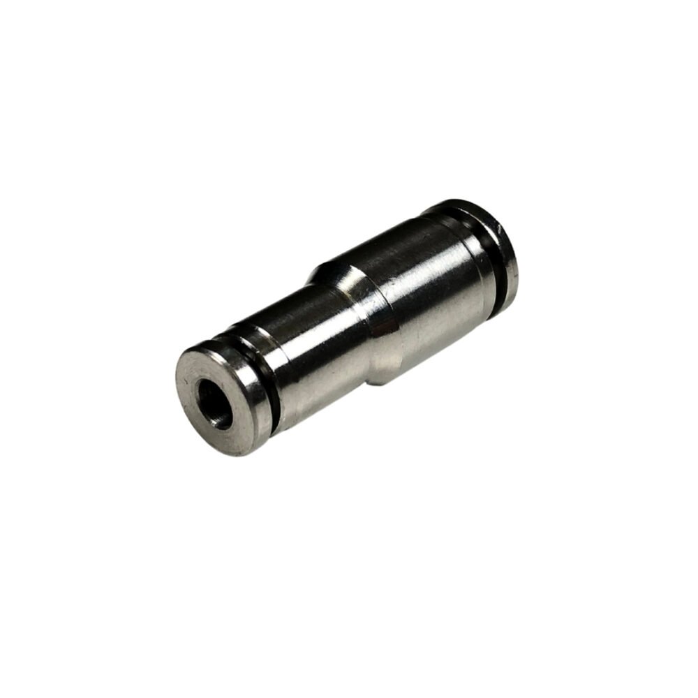 EPeS push-in double-sided connector, straight type (reduction for hose 4mm and 6mm)