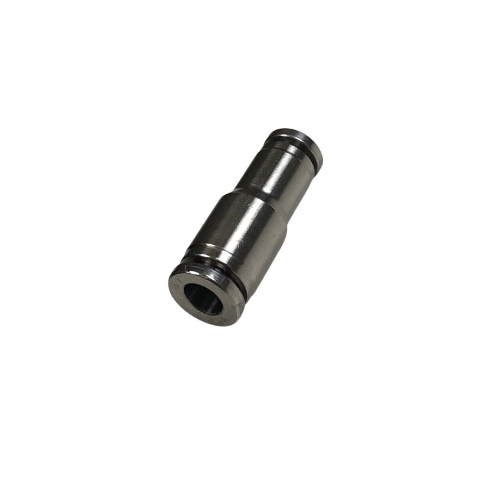 EPeS push-in double-sided connector, straight type (reduction for hose 4mm and 6mm)