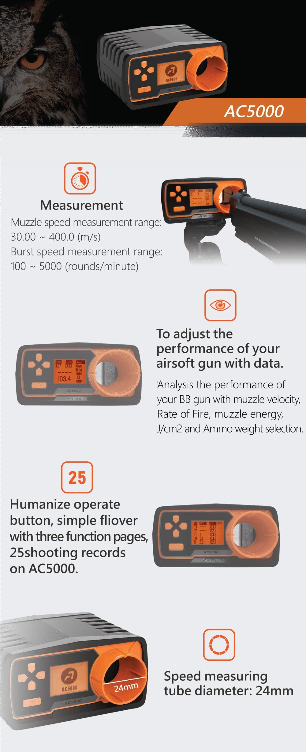 AceTech AC5000 Chronograph
