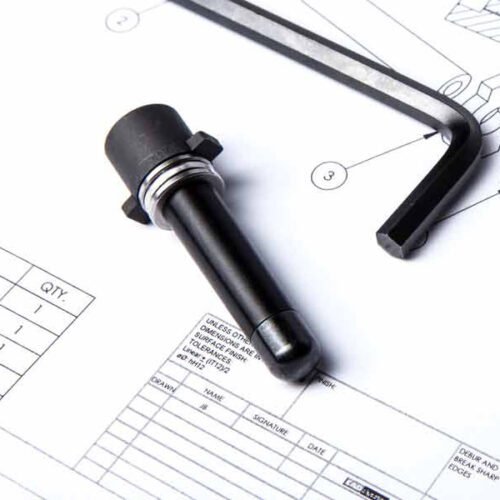 Steel Spring Guide w/Bearing, Scorpion EVO 3 - A1