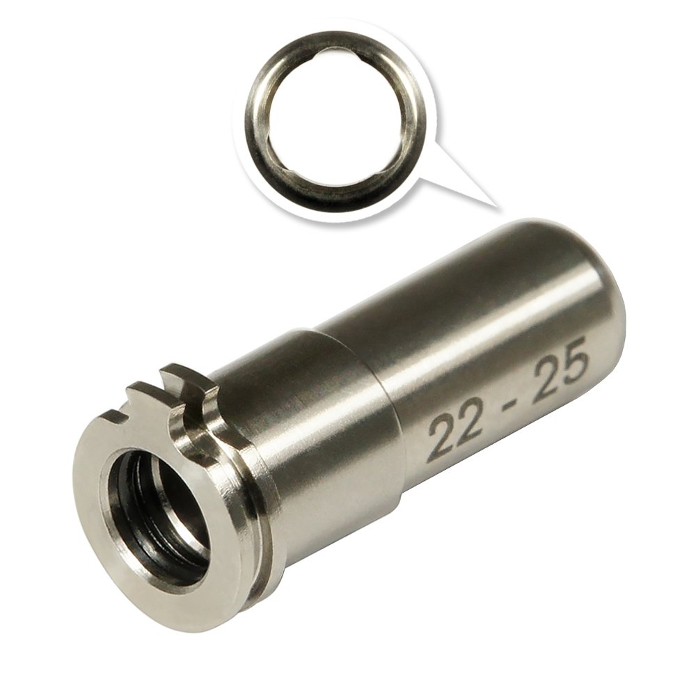 CNC Titanium Adjustable Nozzle 22mm - 25mm for AEG