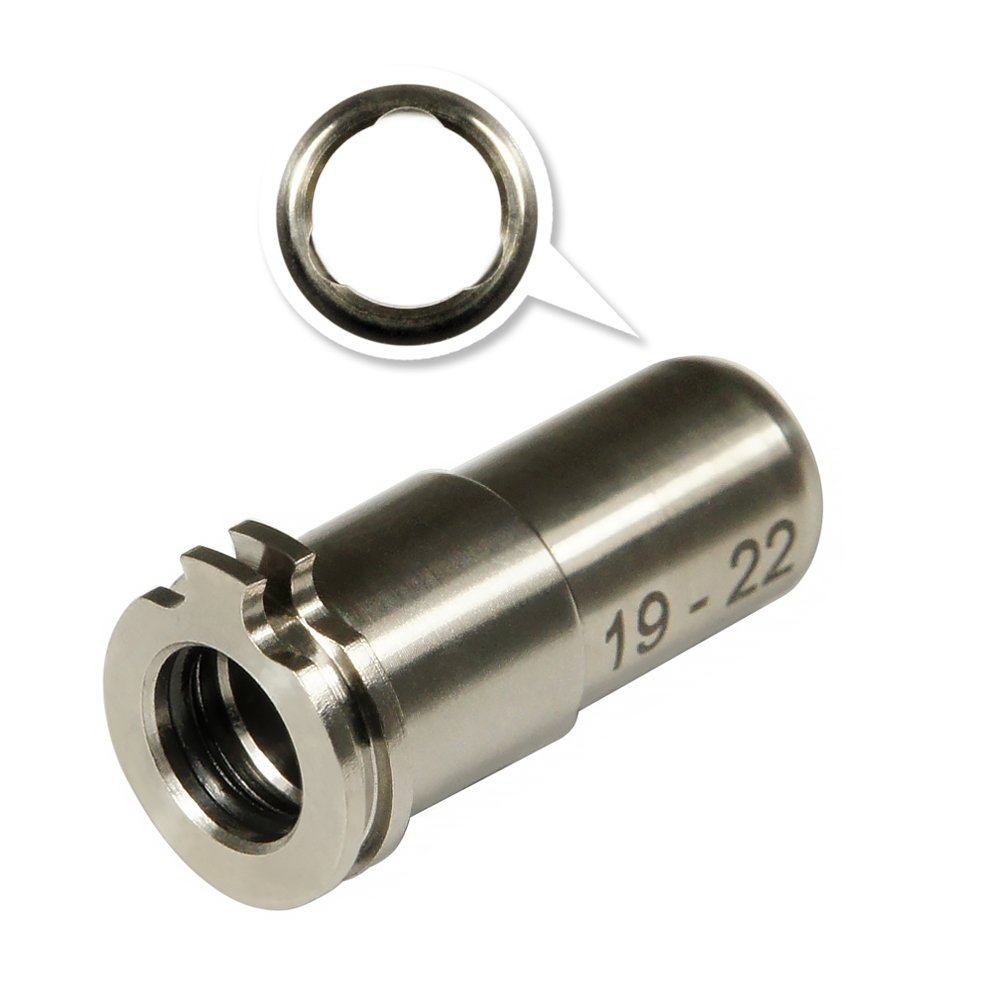 CNC Titanium Adjustable Nozzle 19mm - 22mm for AEG