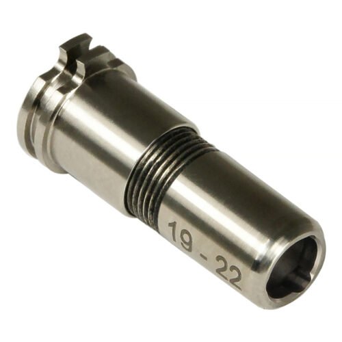 CNC Titanium Adjustable Nozzle 19mm - 22mm for AEG