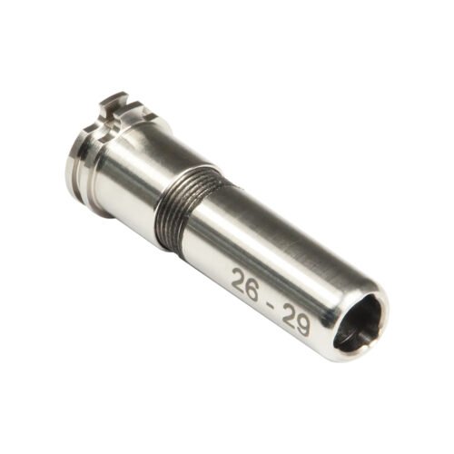 50682 CNC Titanium Adjustable Nozzle 26mm - 29mm for AEG