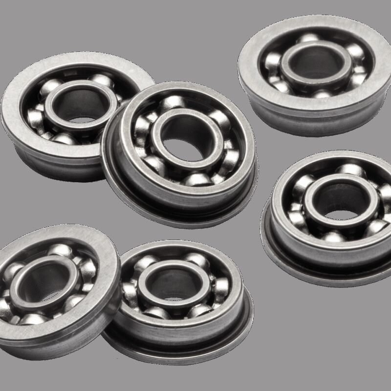 Open Steel Bearings bushings 8 mm ready for extreme mechanical stress