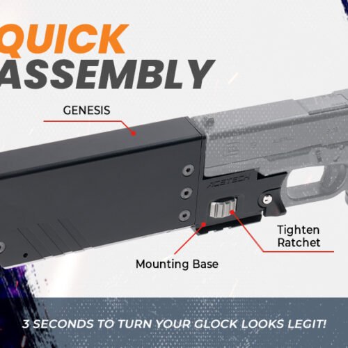 AceTech GENESIS BIFROST Compact G-19 Tracer Unit - Black