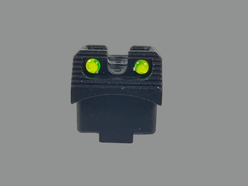 AA MIM Fiber-Optic Metal Rear Sight for AAP-01 - Black