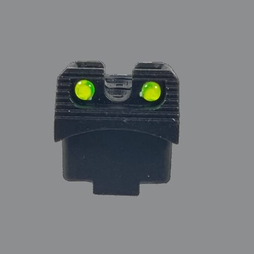 AA MIM Fiber-Optic Metal Rear Sight for AAP-01 - Black