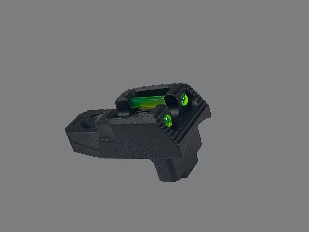 AA MIM Fiber-Optic Metal Rear Sight for AAP-01 - Black