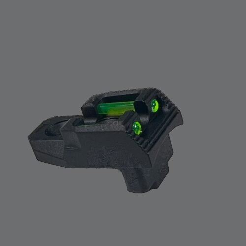 AA MIM Fiber-Optic Metal Rear Sight for AAP-01 - Black