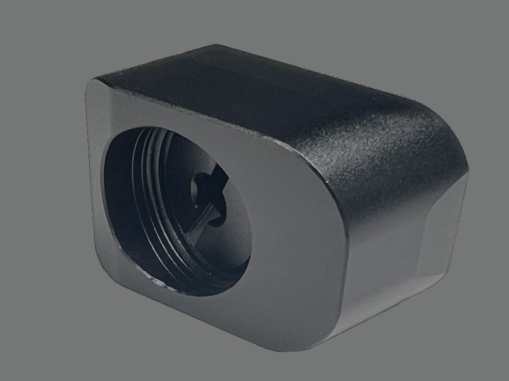 AA CNC Aluminum Enlarged CO2 Magazine Base Plate AAP-01 - Black