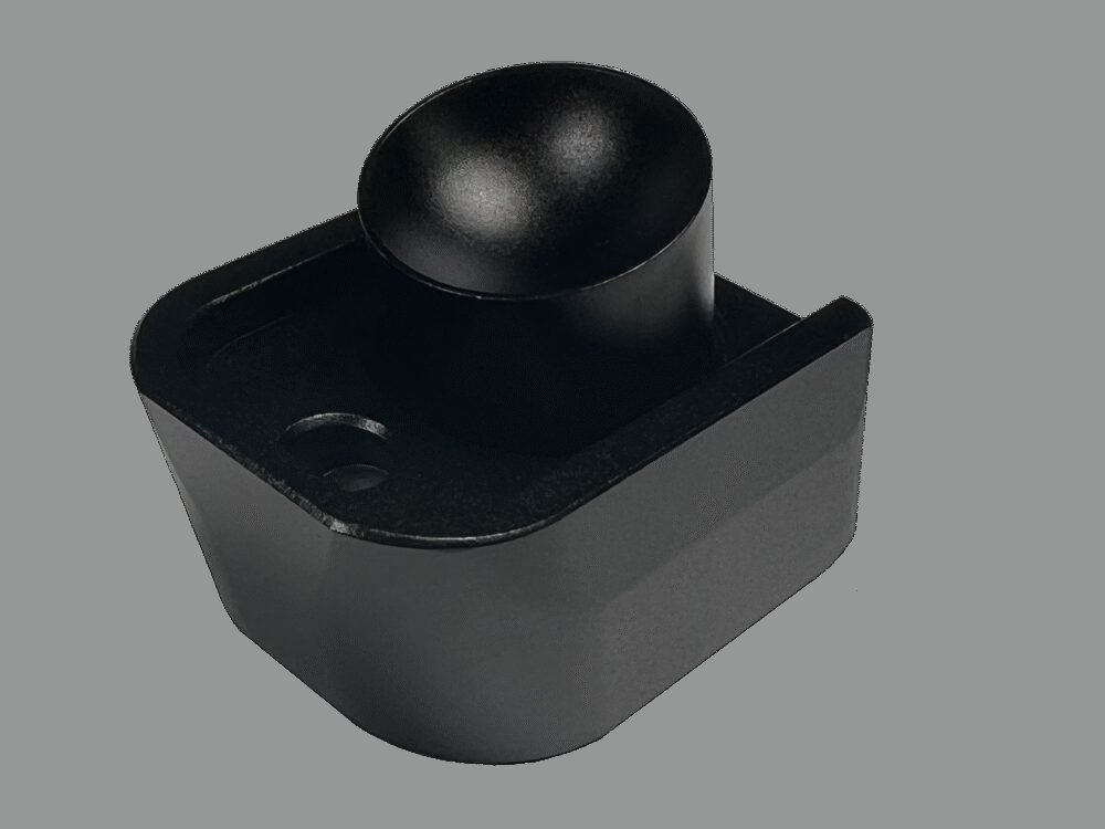 AA CNC Aluminum Enlarged CO2 Magazine Base Plate AAP-01 - Black