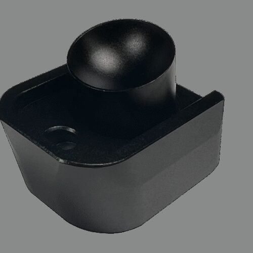 AA CNC Aluminum Enlarged CO2 Magazine Base Plate AAP-01 - Black