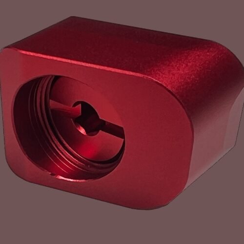 AA CNC Aluminum Enlarged CO2 Magazine Base Plate AAP-01 - Red
