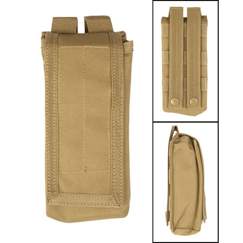 50874 Pouch for 2 AK47 magazines with flap - Coyote