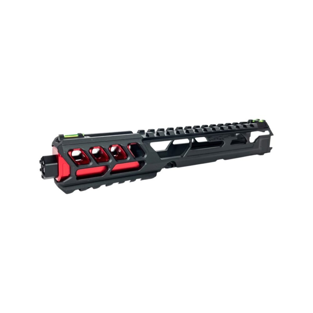 51183 CNC Upper set for AAP01 CTM FUKU-2 (Long) - Black/Red