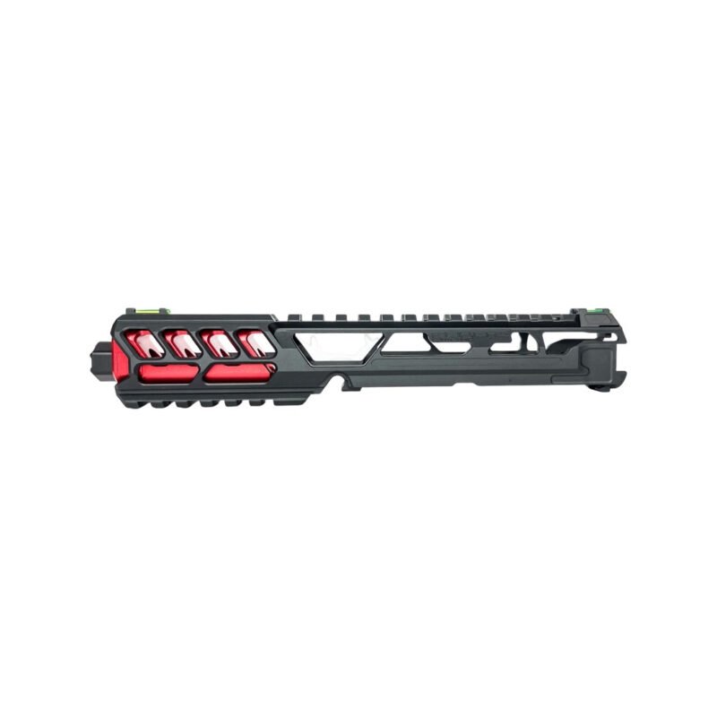 51184 CNC Upper set for AAP01 CTM FUKU-2 (Long) - Black/Red