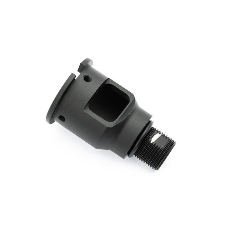 ML CNC Outer Barrel Base 14- mm CCW for VFC M4 / AR-15 GBB - Black