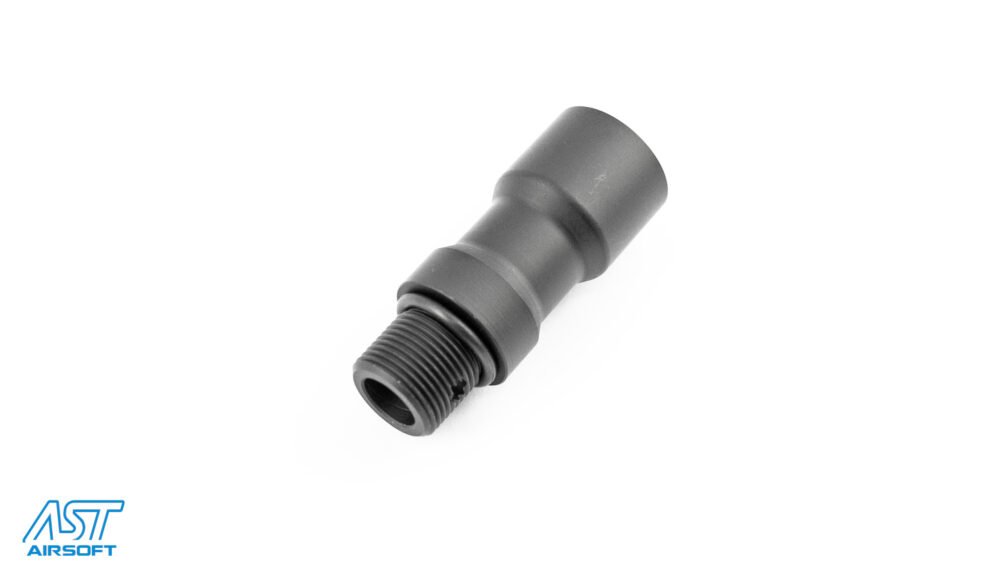 ML CNC Aluminum Outer Barrel Extension, 2" (50 mm) - Black