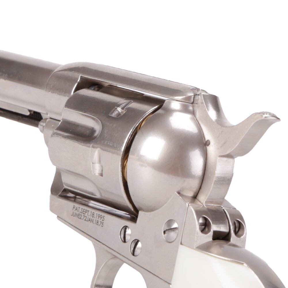 King Arms SAA .45 Peacemaker Revolver L 11" (Silver) - ver.2