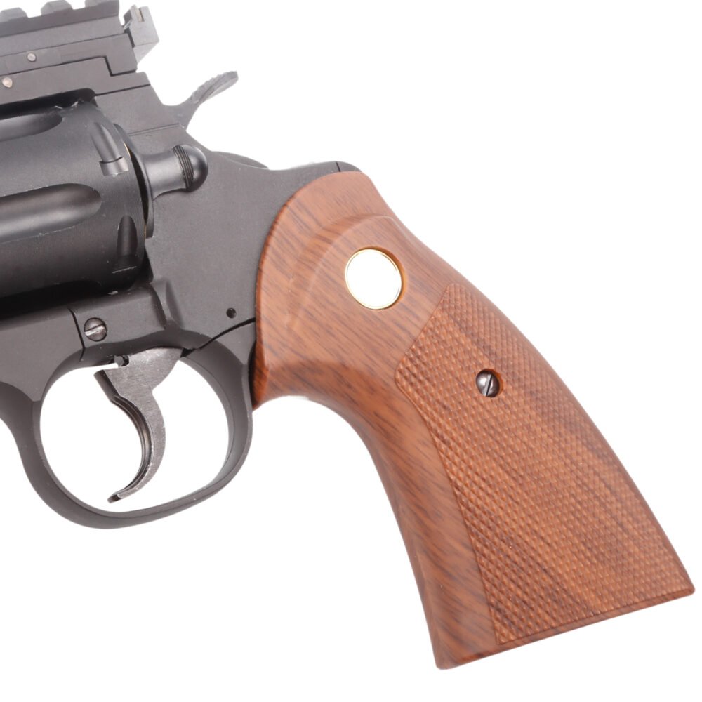 King Arms PYTHON 357 EVIL V2 Gas Revolver - Grey / Wood