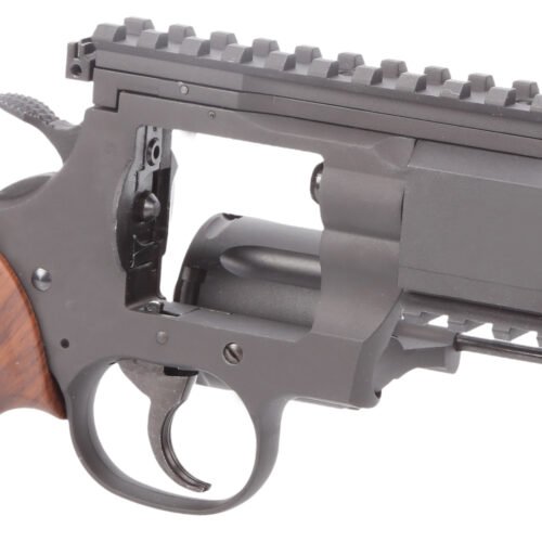 King Arms PYTHON 357 EVIL V2 Gas Revolver - Grey / Wood