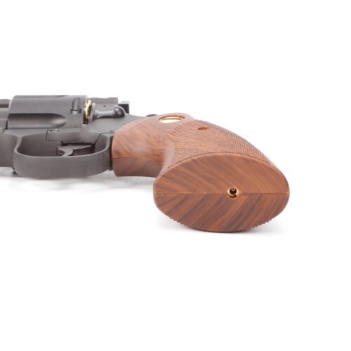 King Arms PYTHON 357 EVIL V2 Gas Revolver - Grey / Wood