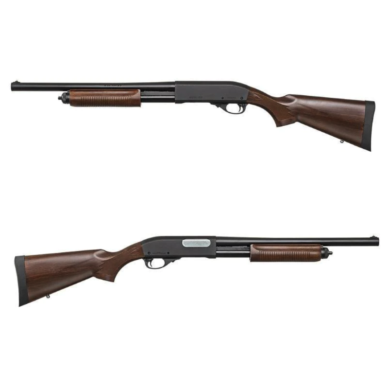 TM Gas GNB Shotgun M870 Tactical, 3/6 Shots - Black/Imitation Wood