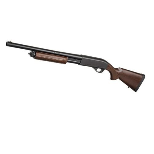 TM Gas GNB Shotgun M870 Tactical, 3/6 Shots - Black/Imitation Wood
