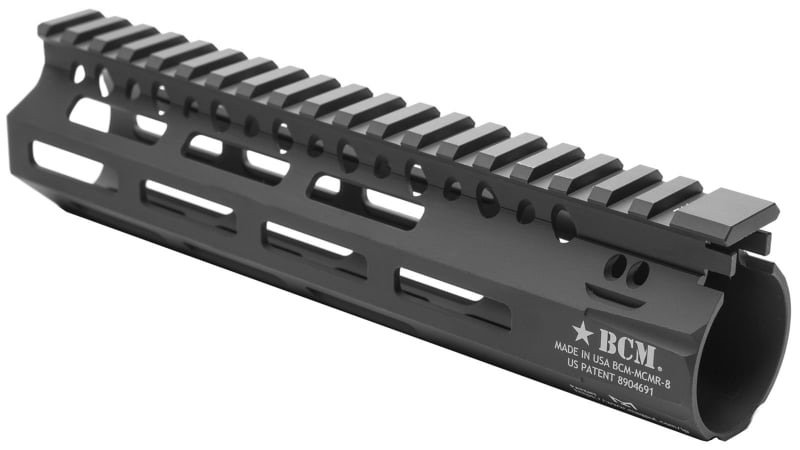 BCM MCMR 8" handguard compatible with M-LOK - Black
