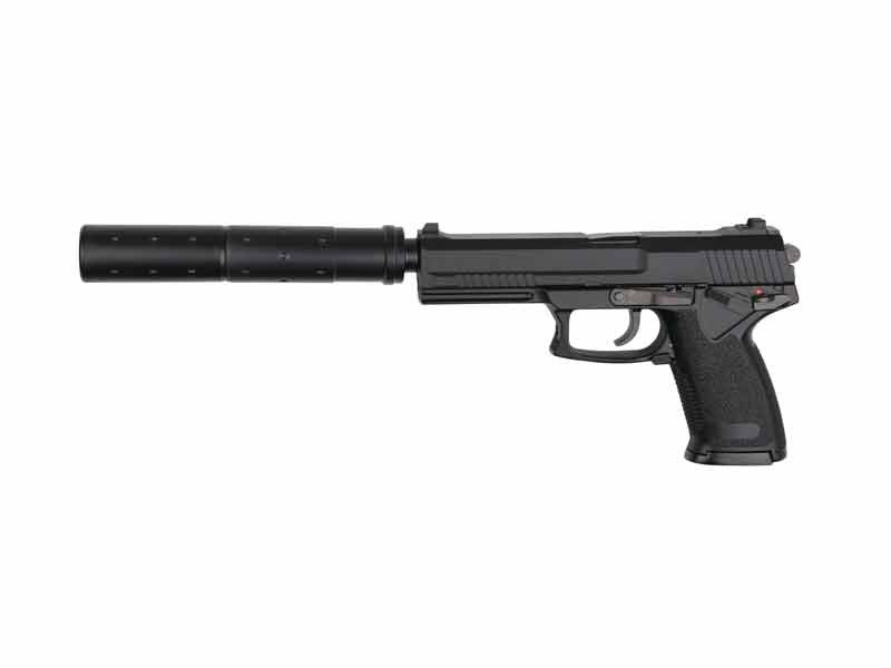 ASG MK23 Special Operations GNB with Suppressor - Black