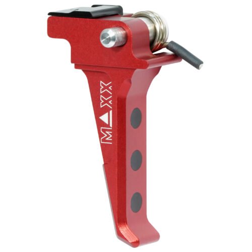 CNC Aluminum Advanced Speed Trigger (Style E) (Red) for EVO