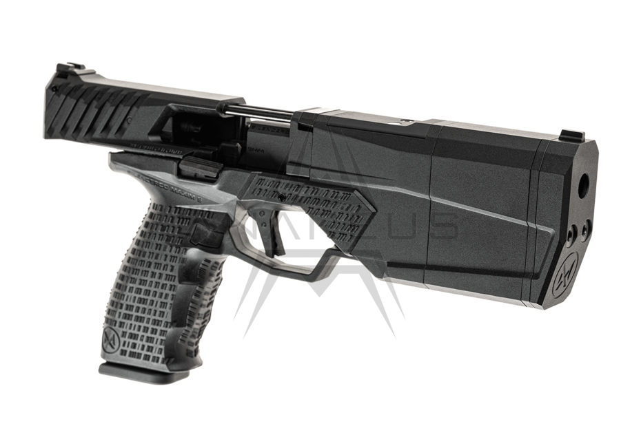 Krytac SilencerCo Maxim 9 pistol (CO2) - Black