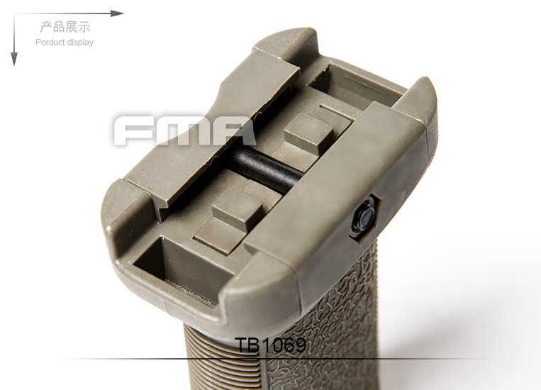 FMA TD Tactical Grip For RIS Rail with Cap - FG